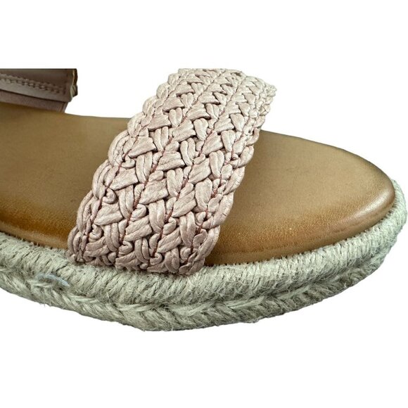 a.n.a. A New Approach Sandals Flatform Beatrice Model Pink Blush Women's Size 9M - Picture 3 of 12